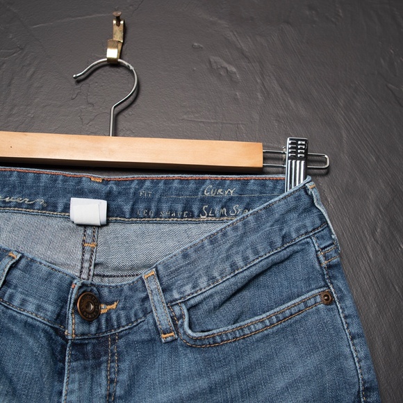 Women's Eddie Bauer Curvy Slim Straight Jeans sz 2 - Picture 4 of 8